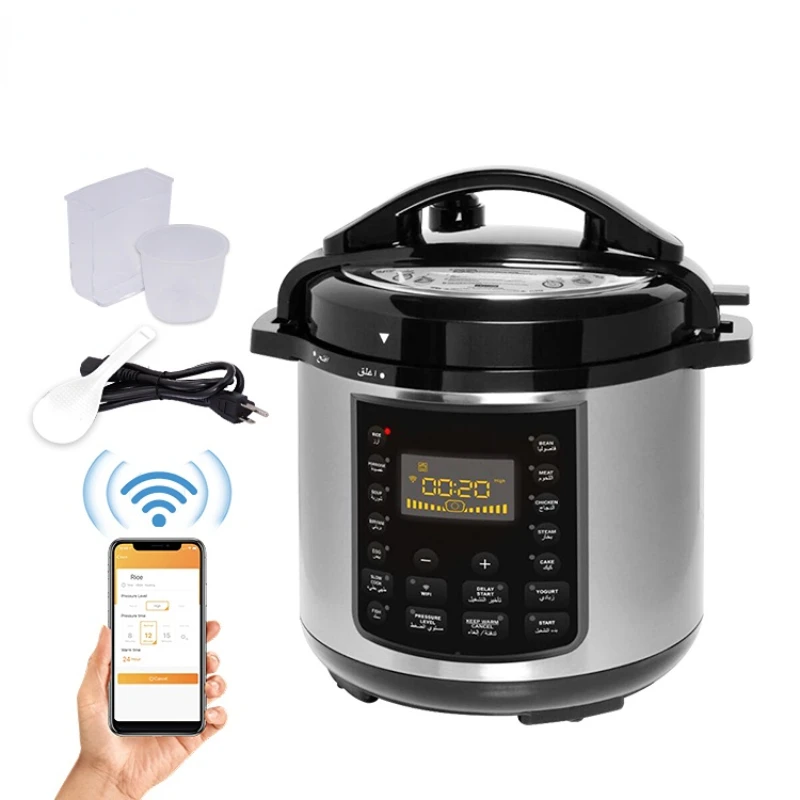 

High Quality Rice Soup Stainless Steel Lid HouseControl Panel Electric High Pressure Cooker