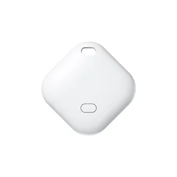 Enhanced Mini Bluetooth Tracking Device for Key, Pet, and Car GPS Finder (WHITE)