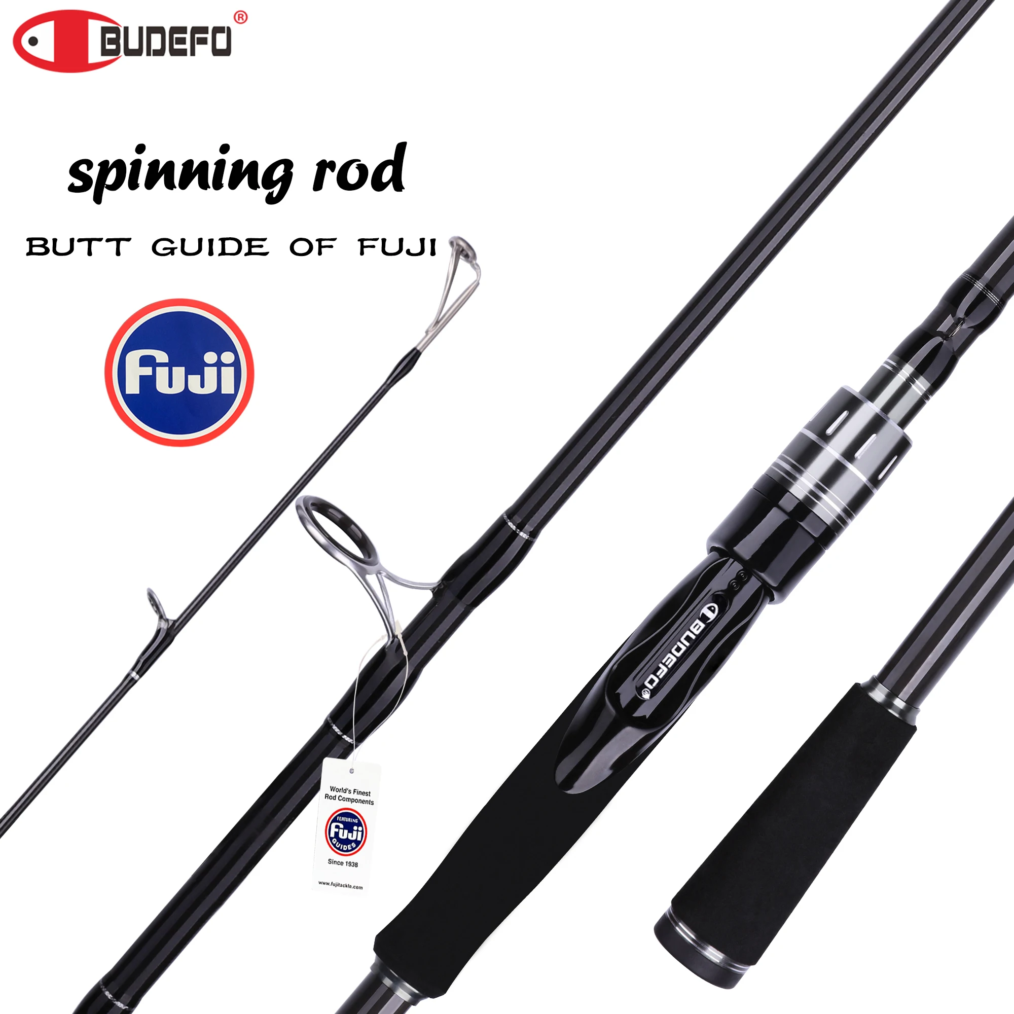 2.1 2.4 2.7m Lure Rod 4 Section Carbon Spinning  Fishing Rod Spinning  Lures Fuji - Fishing Rods - Aliexpress