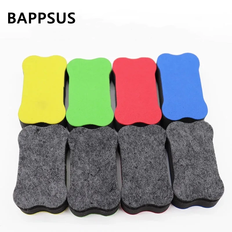 High Quality Magnetic White Board Erasers Cute Bone Drywipe Marker Cleaner School Office Whiteboard Eraser Teacher Teaching tool