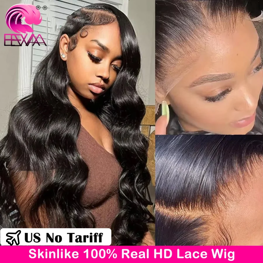 Eva Hair 13x6 HD Lace Frontal Wigs Body Wave Human Hair Wigs 5x5 HD Lace Closure Wig Ready to Wear Virgin Hair Lace Front Wigs