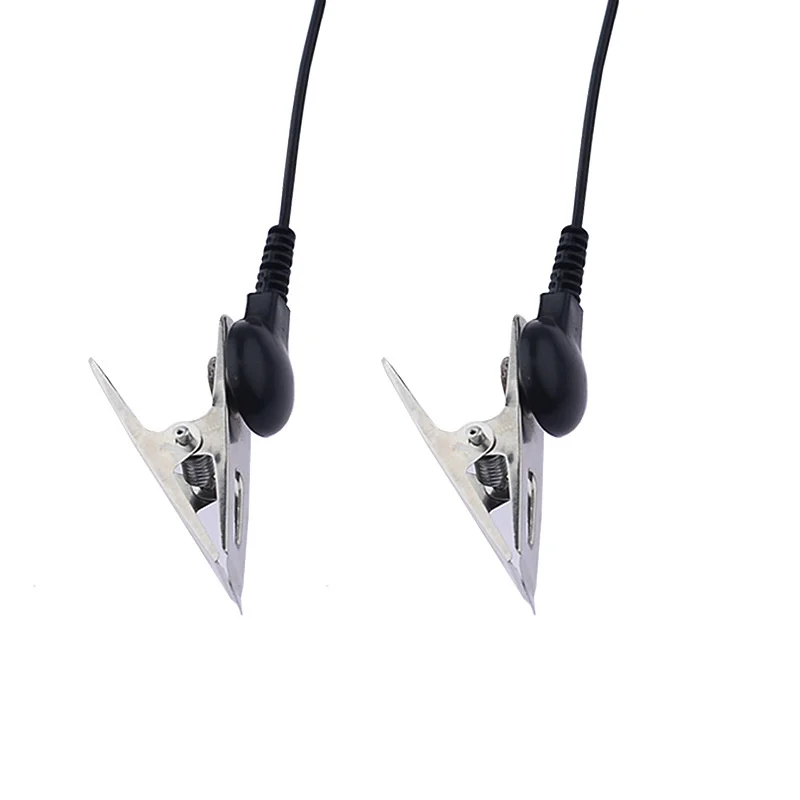 Pinces à tétons en acier inoxydable, Stimulation du sein à choc électrique, Clips en métal pour Clitoris et Labium, jouets sexuels pour adultes pour femmes_voghion.com