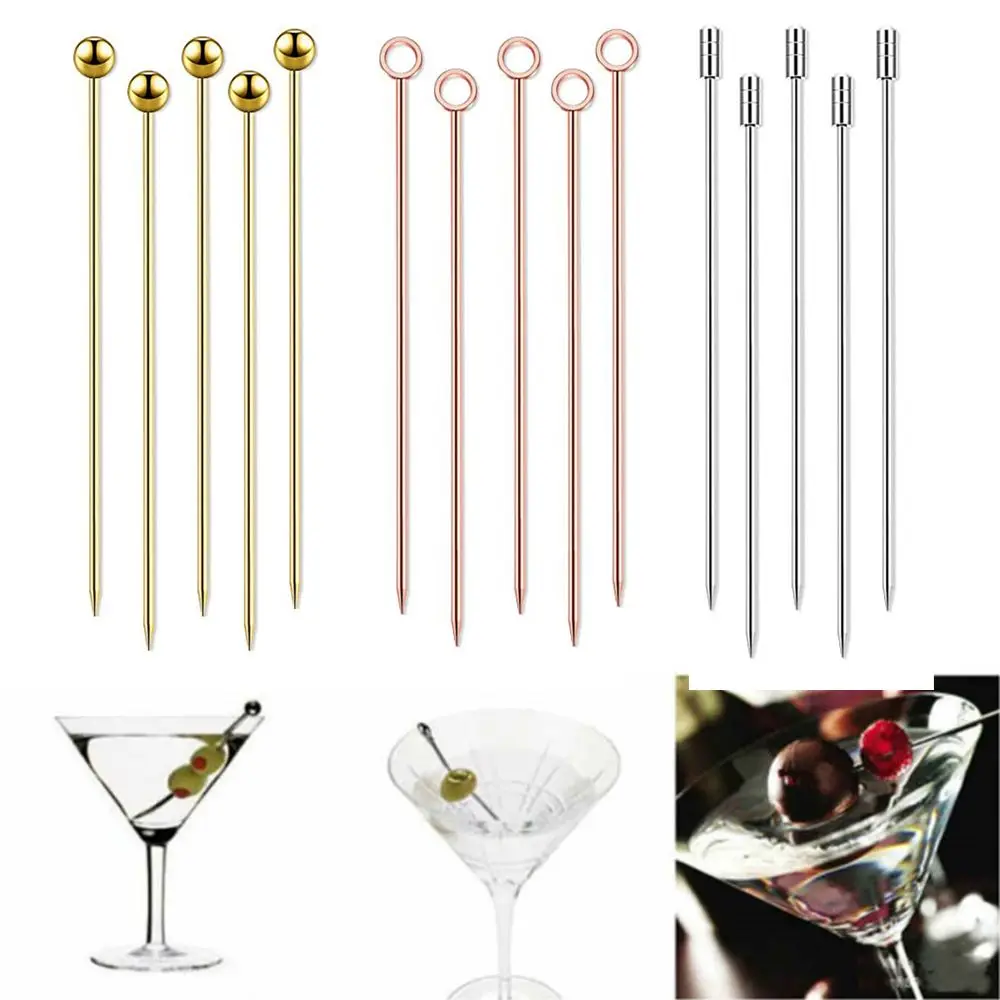 Fruit Fork Food Picks Food Toothpicks Reusable Kitchen Tools Drinks Party Bar Fruit Sticks Fruit Fork Toothpicks Cocktail Picks DIY