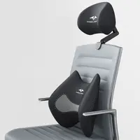 New Office Chair Adjustable Headrest Ergonomically Designed Retractable bracket Pillow Waist Protection Cushion Comfortable Rest 2