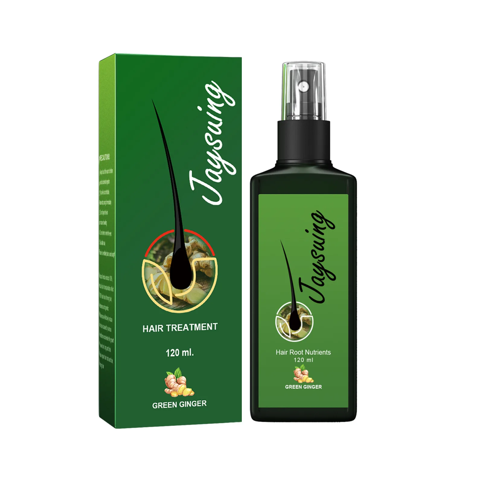 Jaysuing Hair Growth Oil Strong Hair Scalp Massage Liquid Fast Growing Germinal Anti-loss Treatment Serum Care