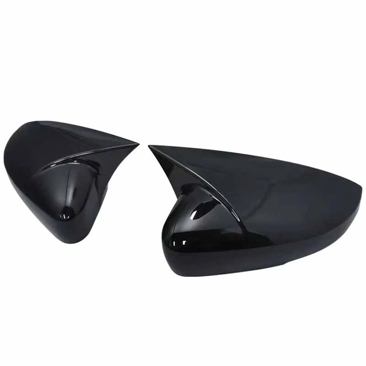 

Car Gloss Black Rear View Mirror Cover for 09-17 VW Polo Mk5