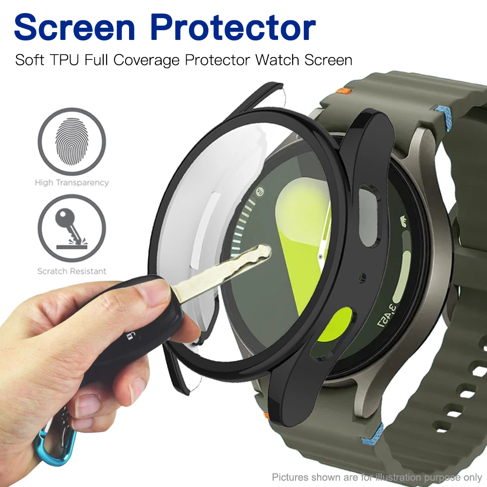 Silicone TPU Full Screen Protector Bumper Case Cover - Enhanced Durability & Protection