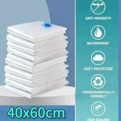 Space - Saving Vacuum Storage Bags with Pump for Clothes, Blankets, and Travel Essentials (40x60 - 5pcs)