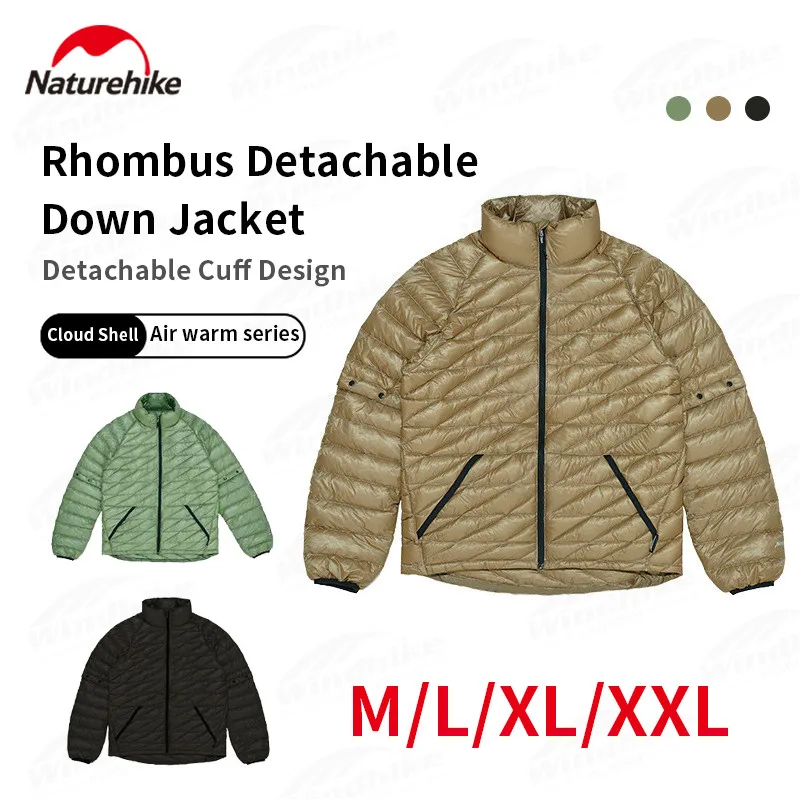 

Naturehike Winter Outdoor 90% Goose Down Jacket Men Women Outdoor Hiking Leisure Down Thicken Windproof Coat 1000FP Sportswear