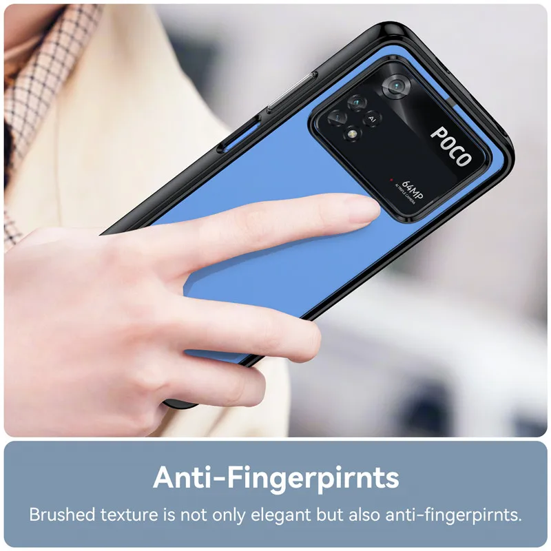 Colorful Soft Edge Silicone Transparent Shockproof Bumper Case
