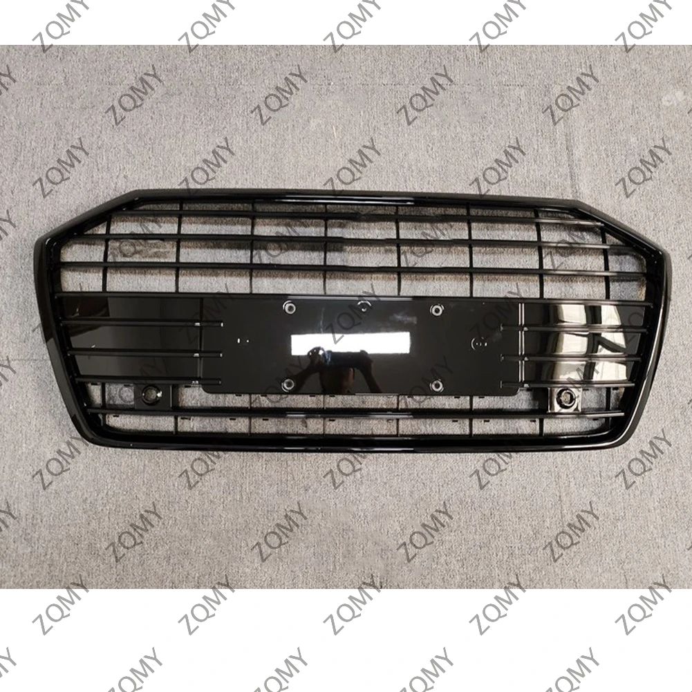 

W/Logo For Audi A6/A6L 2019 2020 2021-2022 2023 2024 Car Front Bumper Grille Centre Panel Styling Upper Grill (Modify S6 style)