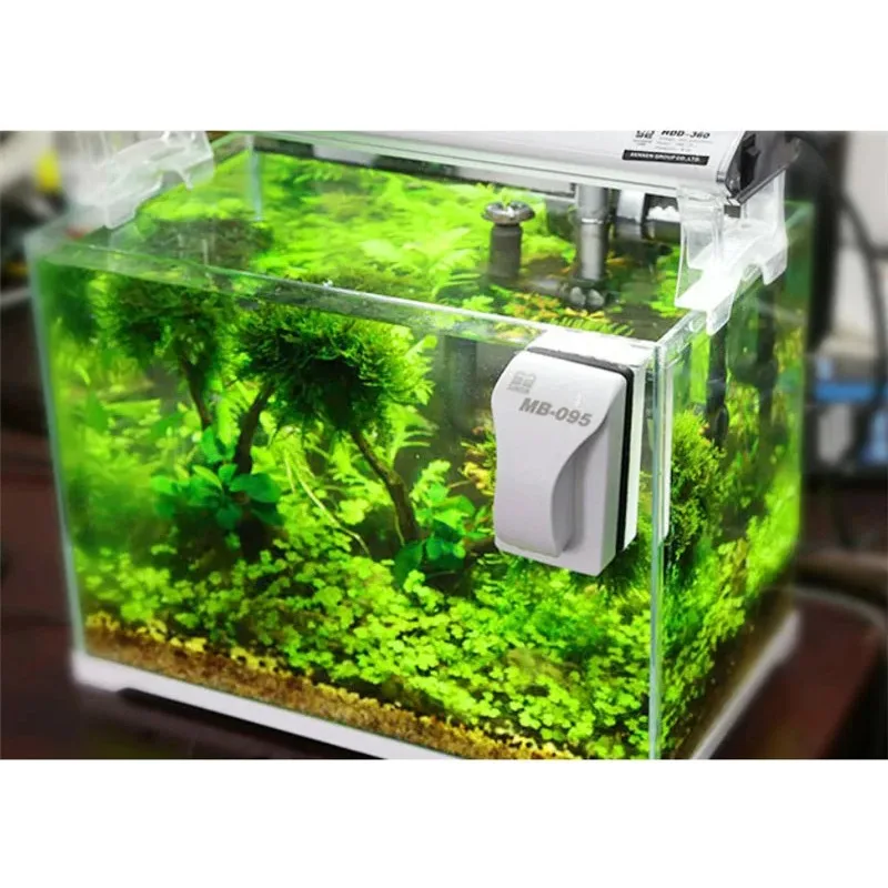 floating brush for aquarium fish tank glass algae scraper