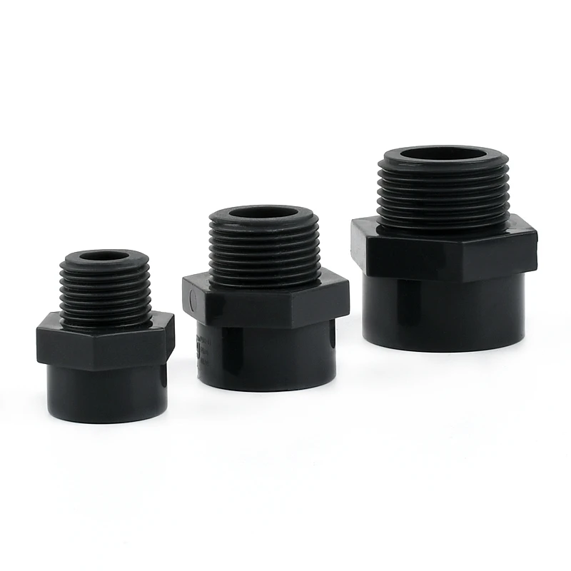 Female/Male Thread Industrial Grade PVC Accessory Garden Irrigation Water Pipe Connectors Aquarium Adapter Tube Joints
