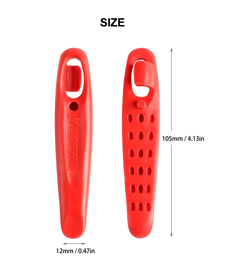 3-teiliges hochwertiges Nylon-Reifenheber-Set, leichter Reifenheber, Brecheisen, MTB-Fahrrad-Reparaturwerkzeug, Reifenöffner, Reifenentferner – Detail 2