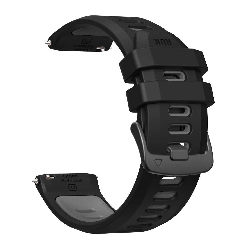 Premium Silicone Sport Wristband - 22mm Watch Band