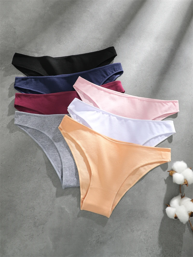 Cotton Seamless Underwear - Women's Breathable Low Waist Briefs | Soft Cotton Panties