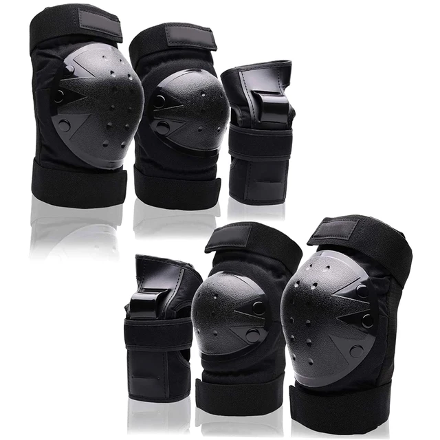 6Pcs Kids Adults Knee Pads Elbow Pads Wrist Guards Sports Protective Gear for Skateboarding Roller Skating Cycling BMX Bicycle 4