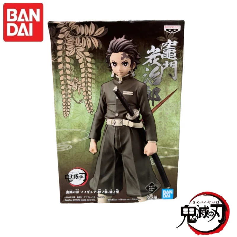 Original Bandai Anime Character Collectible Figure - Agatsuma Zenitsu, Tokitou Muichirou, Kamado Tanjiro, and Kanroji Mitsuri
