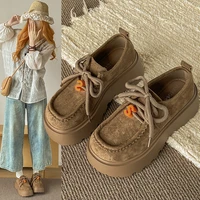 Women's Loafers, 2025 New Style Platform Heightening Front-covered Slippers, Retro Women's Casual Half-slippers - Image 5