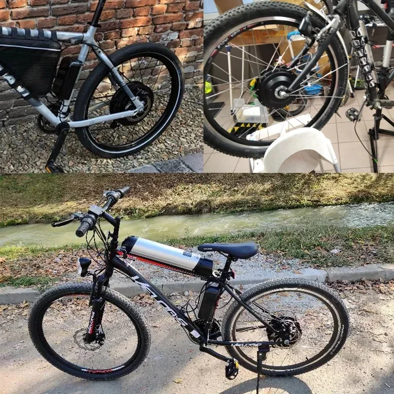Kit de motorisation de vélo électrique, avec moteur intégré dans le moyeu de la roue, 36/48V, 500/350/1500W, 26/28 pouces  18