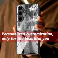 Custom Photo Mirror Glass Phone Case for Samsung Galaxy A57/A37/A17/A16/A15/A14/A13 5G/A04S/A05S/A56/A55/A54/A35/A34/F/M 6