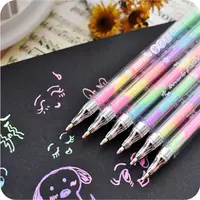 Rainbow Gel Pens 6 Colored Pastel Mixing of Colors Magic Pens for Adults Coloring Books Drawing Doodling Crafts Scrapbooks 1