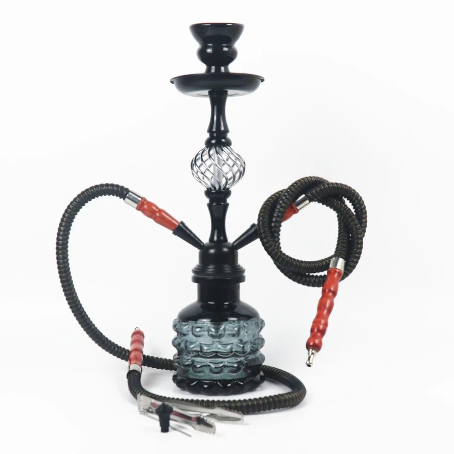 Arabic Hookah Set Small Double Glass Bottle Smokestack Ceramic Bowl Hose Accessories hookah accessories hookah set Birthday Gifts Are Suitable For Family