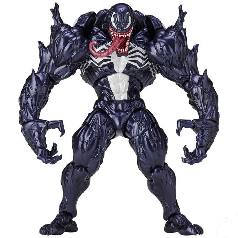 thumbnail image 1 of Figura articulada del personaje de Marvel Venom en la película The Amazing Spiderman, modelo de juguete de 18 cm, 1 of 5