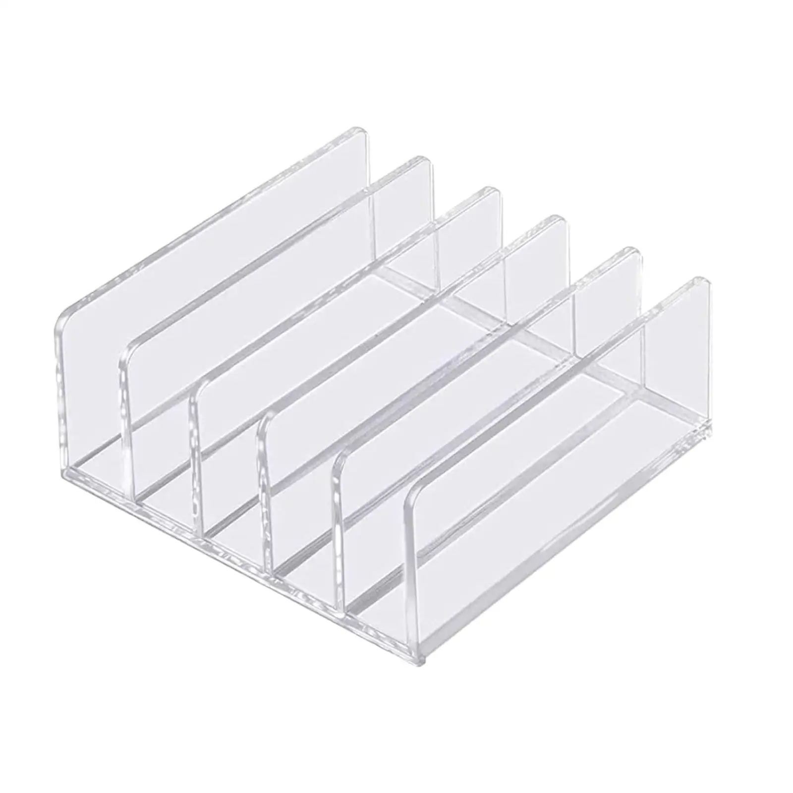 Desk Organizer Acrylic Mail Organizer File Holders Letter Sorter for Brochures Envelope Document Office Desk Accessories Letters