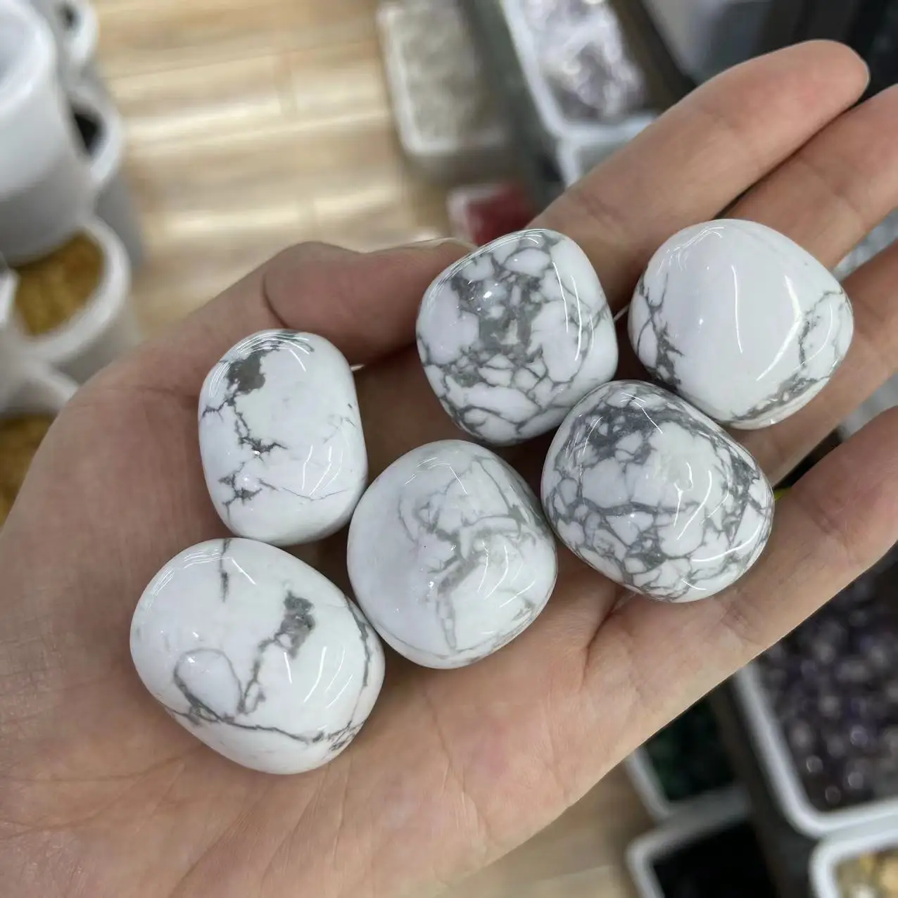 

1000g/ Bag Natural White Pine Stone Crystal Mineral Specimen Fish Tank Aquarium Garden Home Decoration