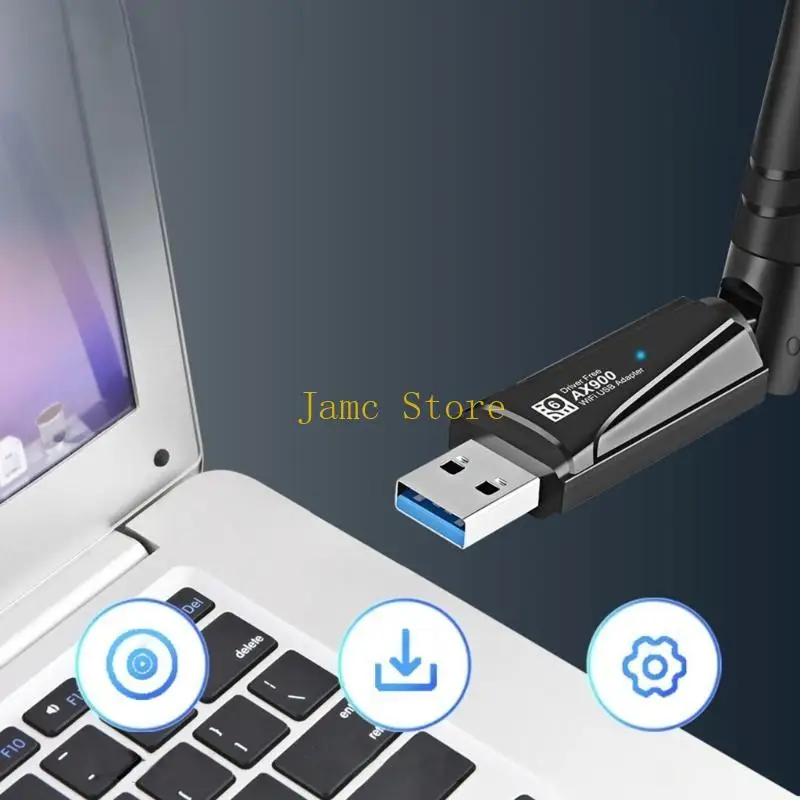 LX0B USB WiFi 수신기 송신기 2 in 1 DualBand 900M 전송 넓은 적용 범위
