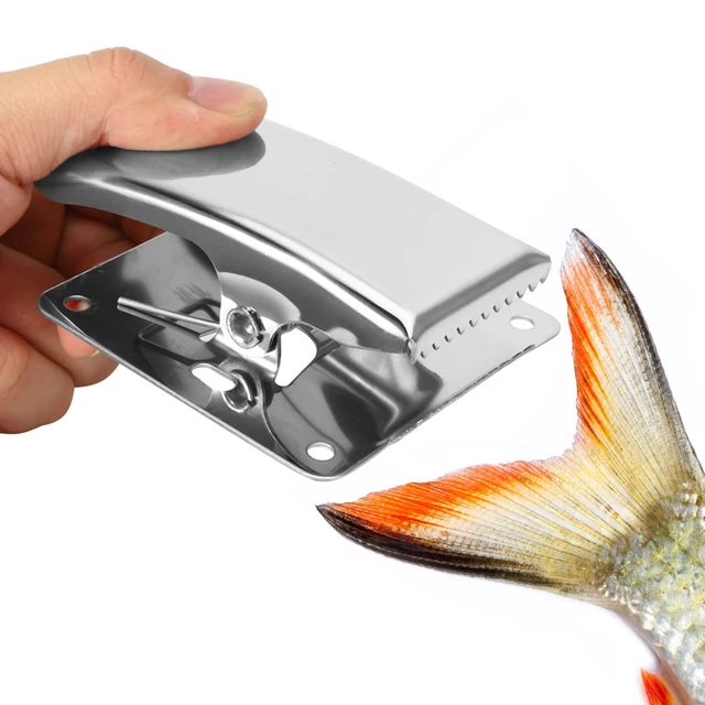 Stainless Steel Fish Tail Clip Fish Cleaning Board Fish Cleaning
