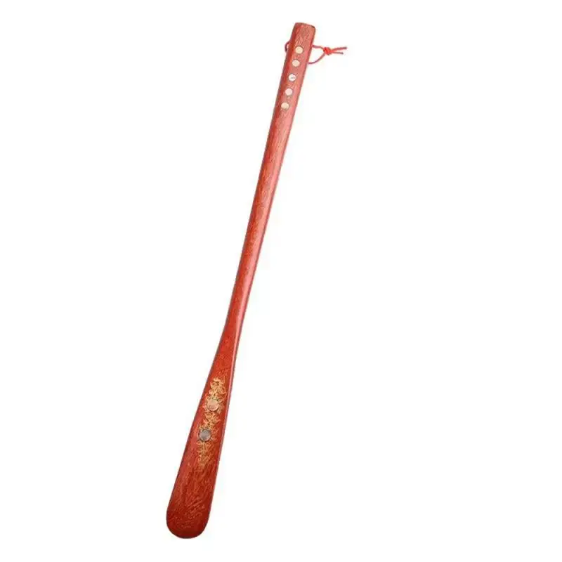 55cm Long Wooden Shoe Horns 22.5inch Shoe Horn Lifter Household Women Men Heel Spoon Helper Lifter Tools Convenience