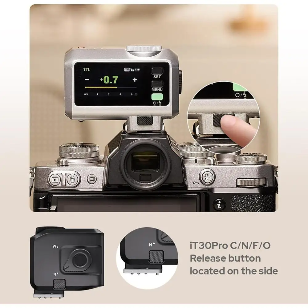 Godox iT30 Pro Camera Flash 2.4G Wireless Pocket Flash Light TTL HSS with Godox