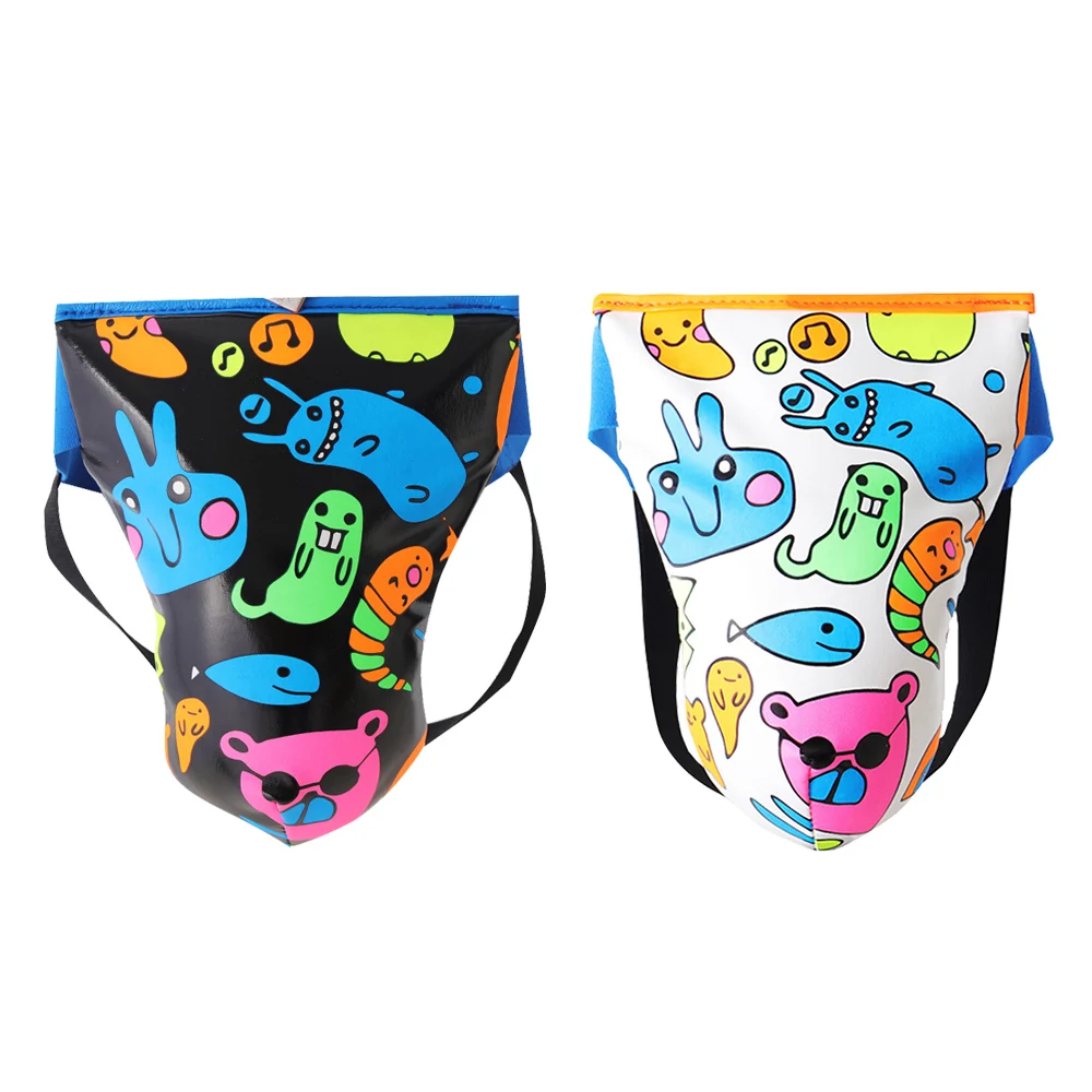 Dracula Boxing Kid Crotch Protection MMA Muay Thai Karate Judo Taekwondo Kickboxing Abdominal Guard Martial Arts Groin Gear