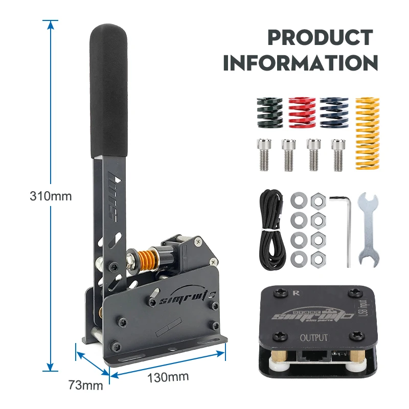 Sim Racing 16bit Usb Handbrake Game Steering Wheel Pc Hand Brake Holder Sim Racing Pedals Drift Gaming Hydraulic Handbreak