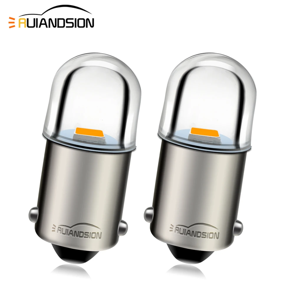 Ruiandsion BA20S Ampoule LED DC 6 V Super Lumineux Blanc 2835 56SMD Puces Ampoule LED Pour Phares De Moto