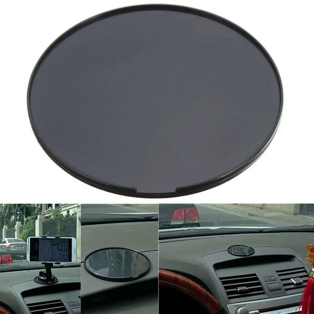 Black Car Dash Dashboard Adhesive Sticky Suction Cup Mount Disc Disk Pad 80mm