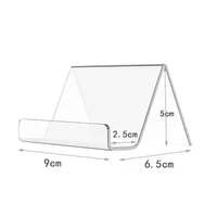 1Pc Business Card Holder Desk Bracket Cards Organizer Office Gift Display Holders 2