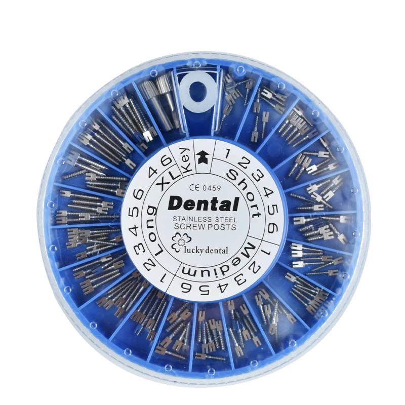 Dental Edelstahl Schraube Post Vergoldete Schraube Post 120 Stücke Dental Materialien für Zahnarzt Werkzeug Zahnmedizin – Detail 6