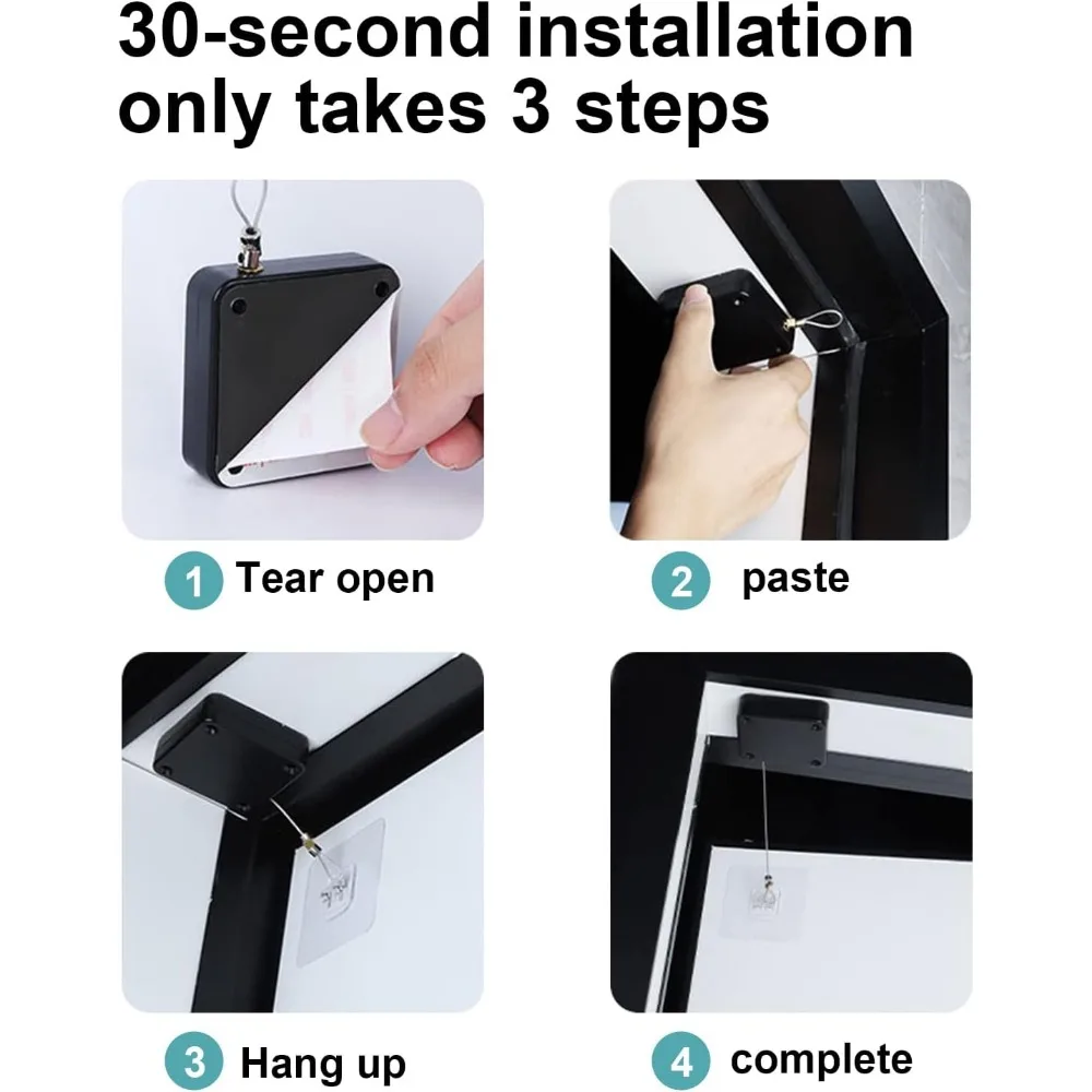 Sliding Door Office Bathroom Bedroom Household Automatic Drawstring Door Closer Simple Silent and Non Punching Door Closer