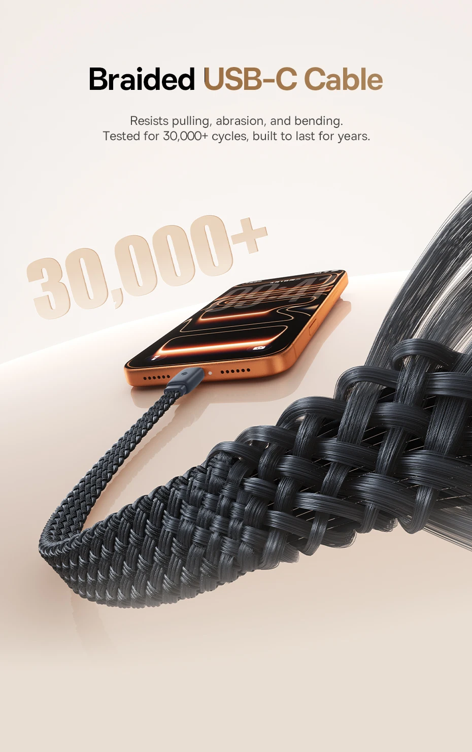 Baseus 100W Retractable USB-C Cable with Apple Watch Charger