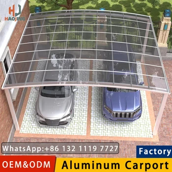 6x6 Aluminum Double Carport Canopy 1