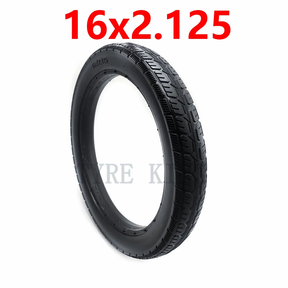 High Quality 16x2.125 Solid Tire for Electric Bicycle EBike 16 Inch