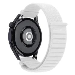 Nylon Loop Strap Band, 20mm 22mm - Versatile Design - 20mm Universal (B - White)