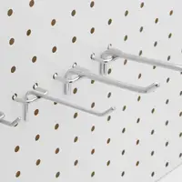 10Pcs Pegboard Hooks Professional Heavy Duty Iron Mesh Panel Hanger Wall Mount Hanging Tool Decorative Hooks 1