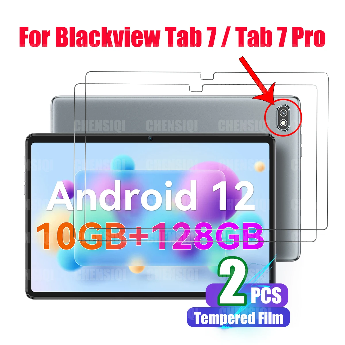 Pellicola Salvaschermo Da 2 Pezzi Per Blackview Tab 7/ Tab 7 Pro Pellicola In Vetro Temperato Per Blackview Tab 7 Wifi (10.1 Pollici)
