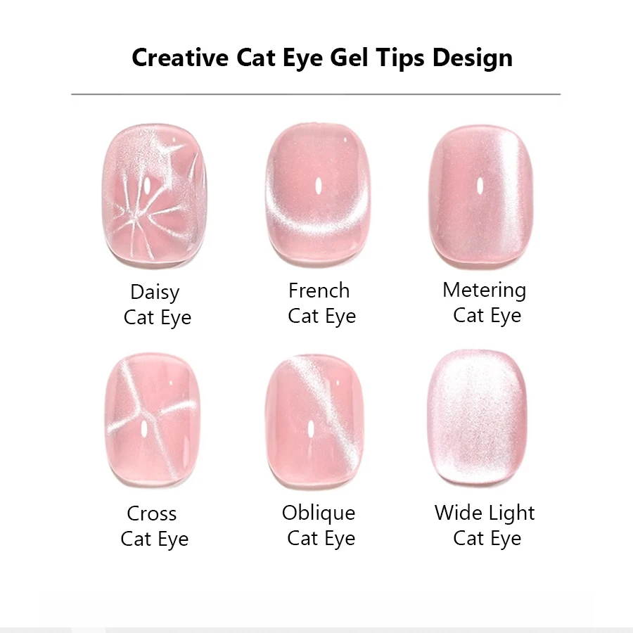 Magnet Stick 5 in 1 for Magnetic Cat Eye Gel UV Gel Manicure Tool Nail Art Designs