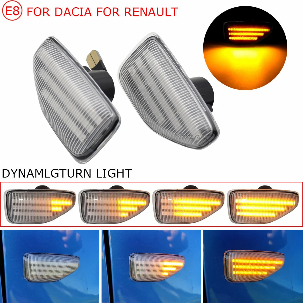 ̳ LED ̵ Ŀ ,  õ,   ǥñ L, Dacia Logan II 2012 Sandero II 2012  2018, 2X