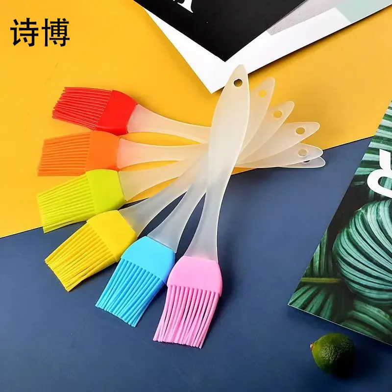 Flour pastry brush can be disassembled silicone cake brush Baking utensil brush Kitchen brush Silicone oil brush barbecue brush